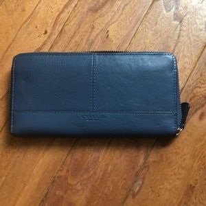Blue Coach wallet